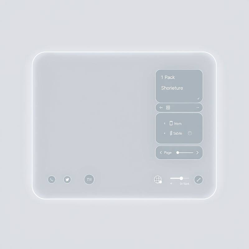 UX/UI design interface